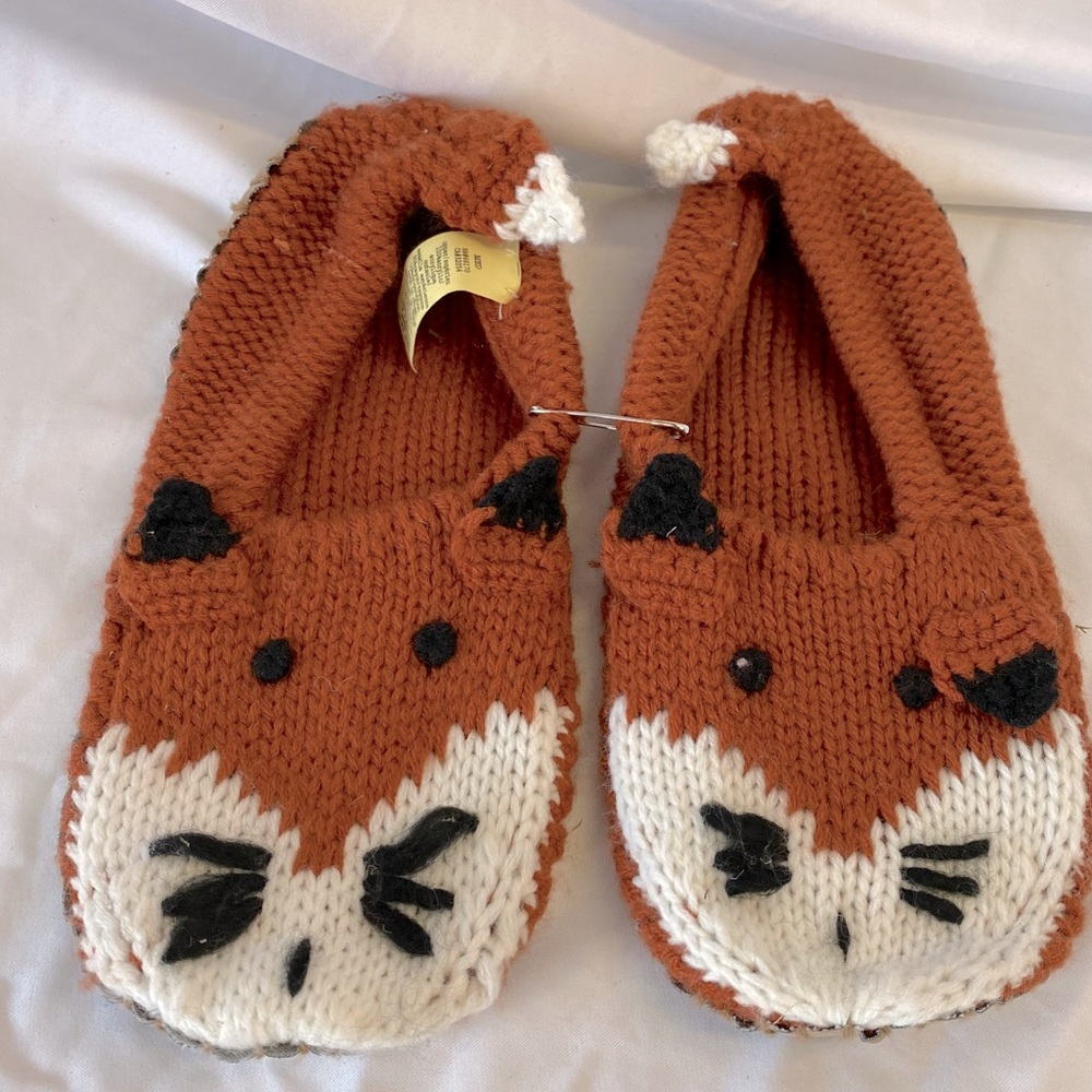 Fox slippers